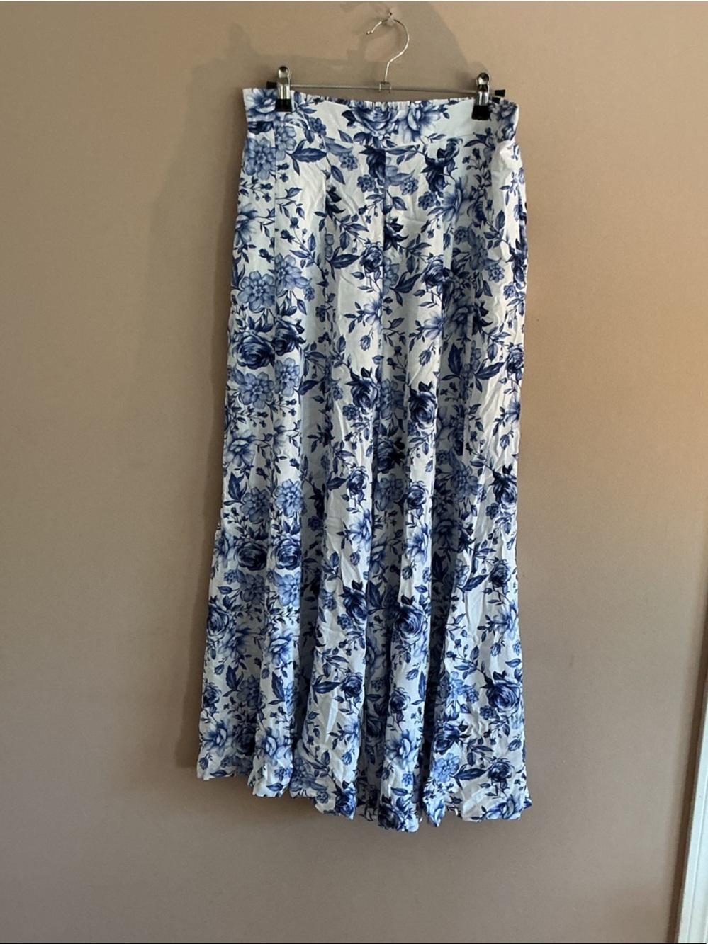 Blue Floral Pants
